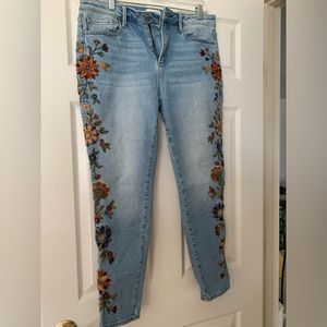 Driftwood Jackie High Rise Skinny Jeans Sz 30
